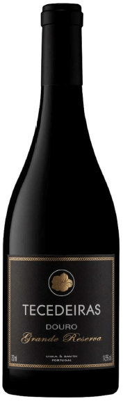 Taça de vinho tinto Quinta das Tecedeiras Grande Reserva Magnum 2019, garrafa de vinho tinto de qualidade premium.
