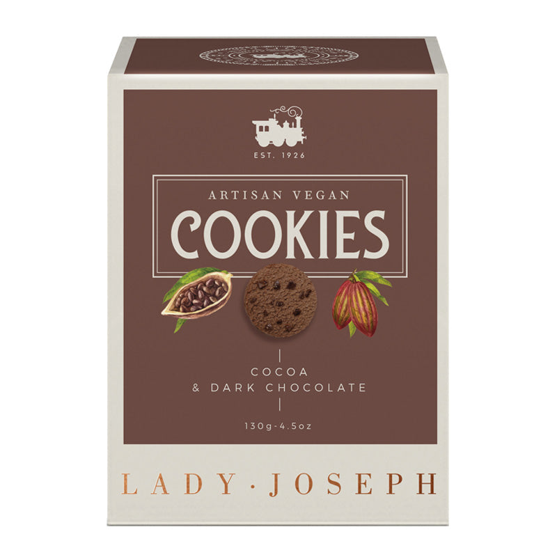 Bolachas de Cacau e Chocolate Preto Lady Joseph 130 g