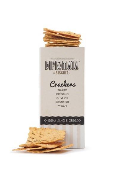 Crackers Ondina de Alho e Orégãos Diplomata 125 g
