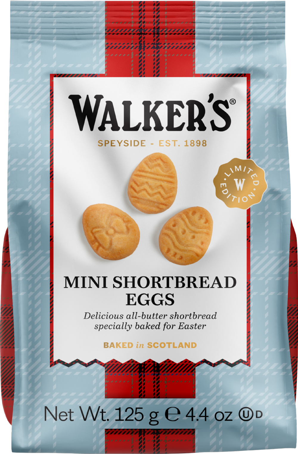 Mini Shortbread de Páscoa Walker's 125 g