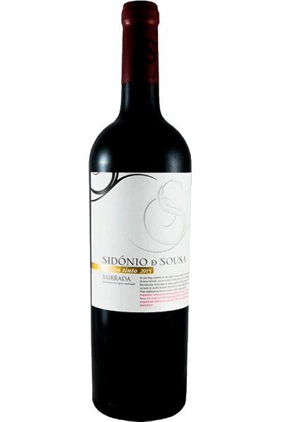Garrafas de vinho tinto Sidonio de Sousa Reserva 2015, vinho de alta qualidade com rótulo elegante.