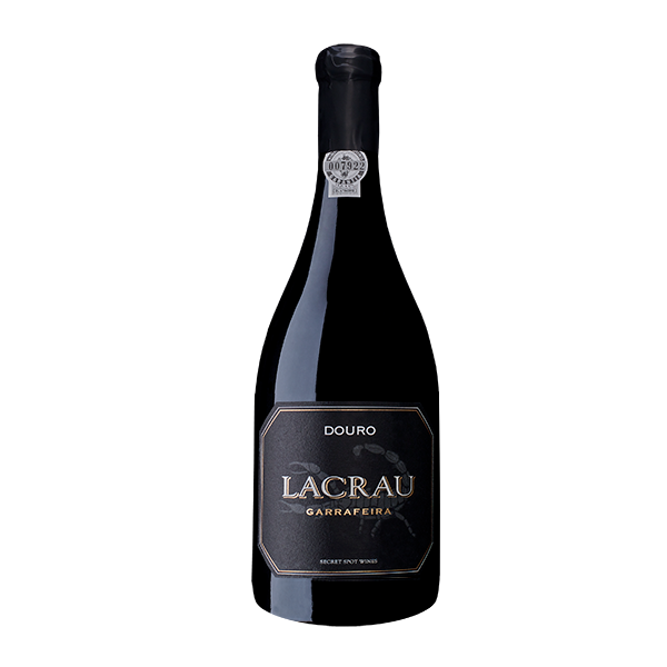Lacrau Garrafeira de vinho da marca Secret Spot, garrafa de vidro com rótulo elegante, pronta para armazenamento ou degustação
