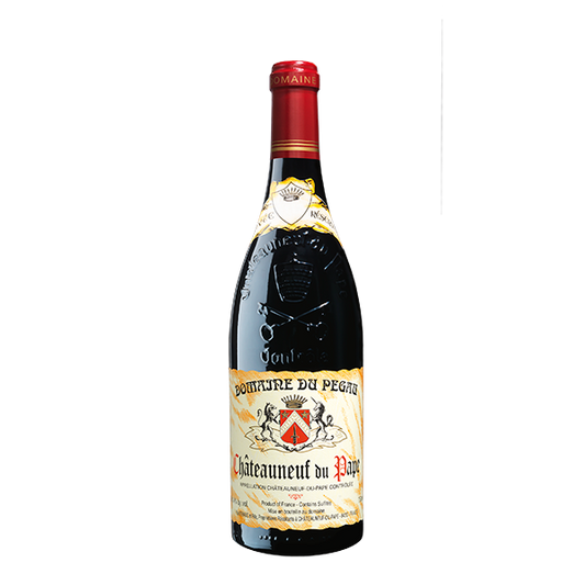 Vinho Domaine Pegau Chat.Pape Reserve, garrafa de vinho tinto da Garrafeira, com rótulo detalhado e destaque na imagem.