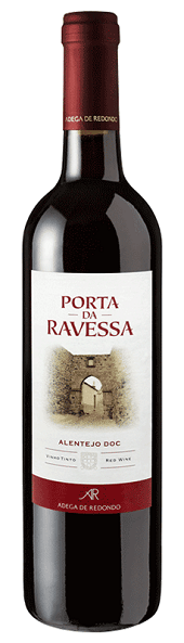 Vinho Porta da Ravessa Tinto 2020, garrafa de vinho tinto com rótulo elegante, destaque para marca Porta da Ravessa.