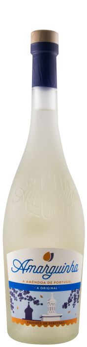 Licor Amarguinha Amendoa Amarga da Destilatum, bebida alcoólica com sabor de amêndoa amarga, em garrafa elegante.