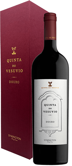 Vinho tinto Quinta do Vesuvio Magnum, grande formato, produzido pela Symington, visualização da garrafa de 2022