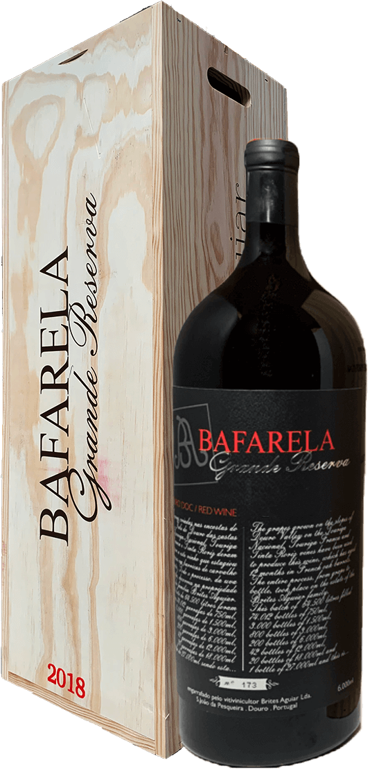 Garrafão de 18 litros de Bafarela Grande Reserva Tinto, grande formato de vinho tinto da marca Bafarela.