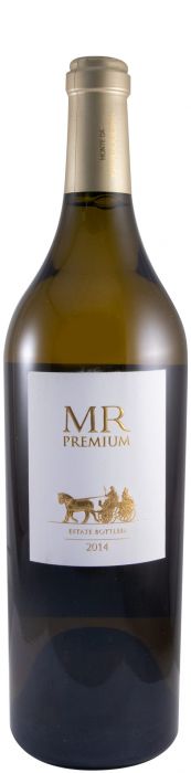 Taça de vinho branco Monte da Ravasqueira Premium Branco, vinho branco da marca Ravasqueira, em taça elegante.