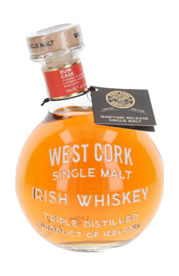 West Cork Single Malt Rum Cask Whiskey