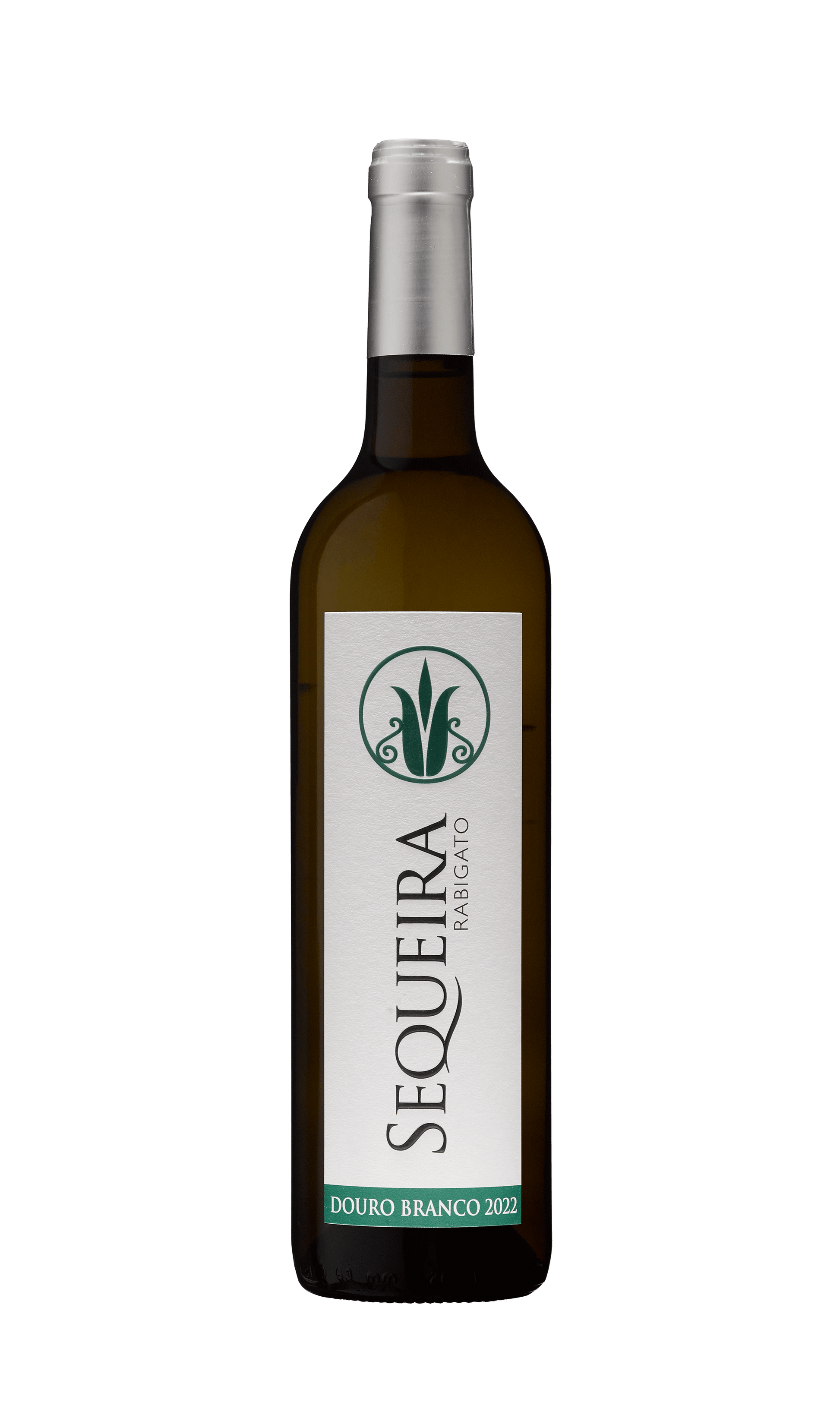 Vinho branco Quinta Sequeira Rabigato 2022 da Quinta da Sequeira, garrafa de vinho de produção portuguesa.