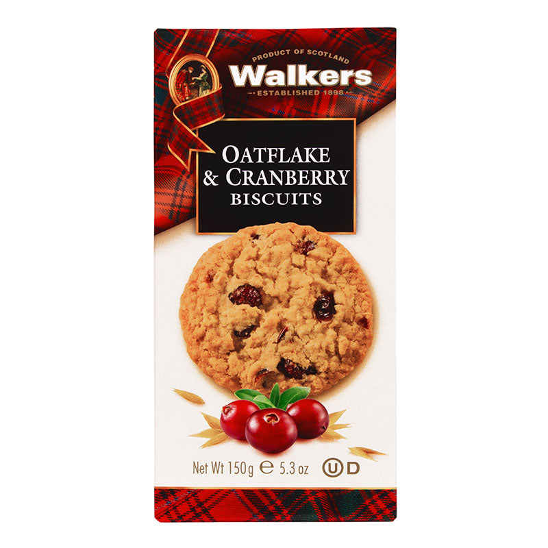 Bolachas de Aveia e Arandos Walker's 150 g