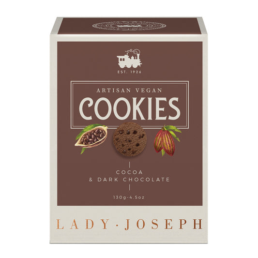 Bolachas de Cacau e Chocolate Preto Lady Joseph 130 g