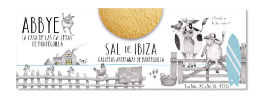 Bolachas de Manteiga com Sal de Ibiza Abbye 140 g
