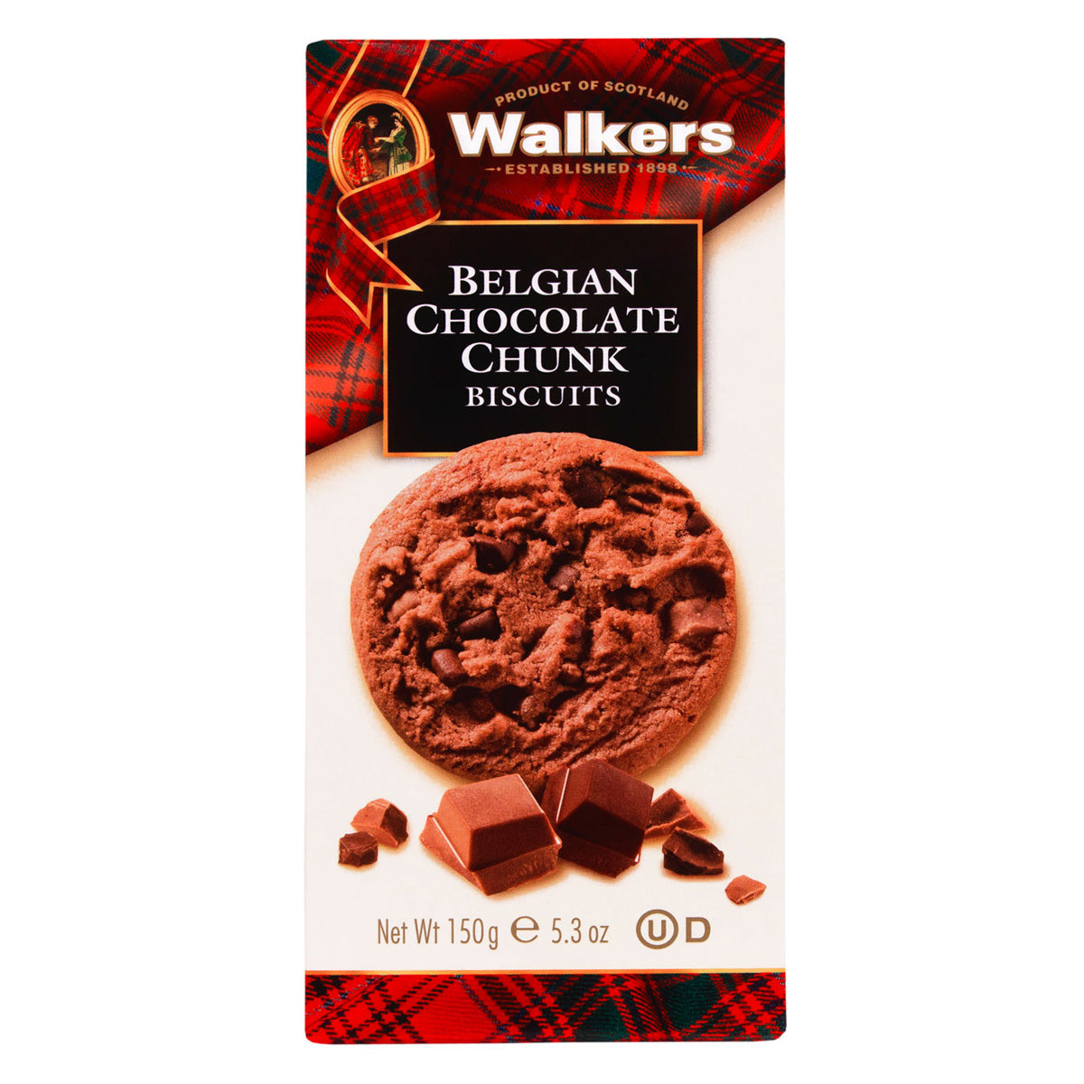Bolachas de Pepitas de Chocolate Belga Walker's 150 g