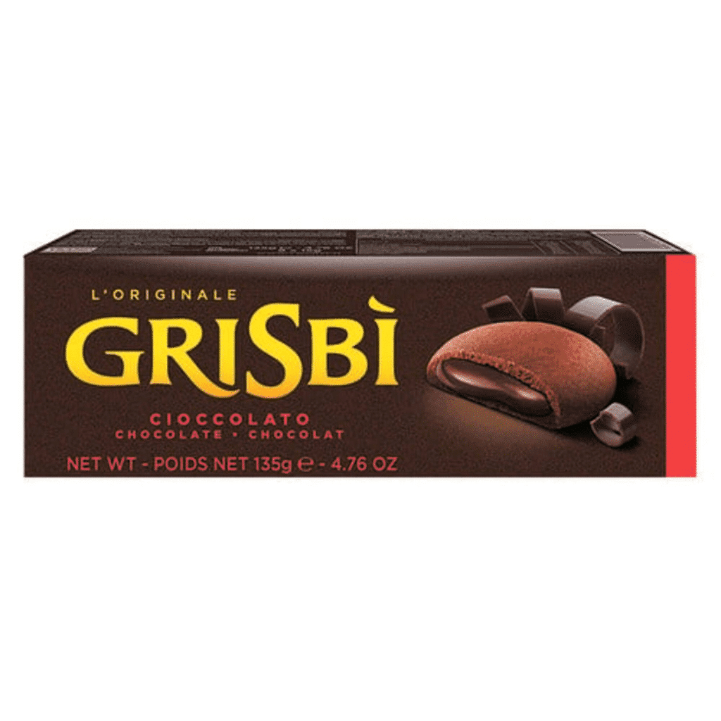 Bolachas Recheadas de Chocolate Grisbì 135 g
