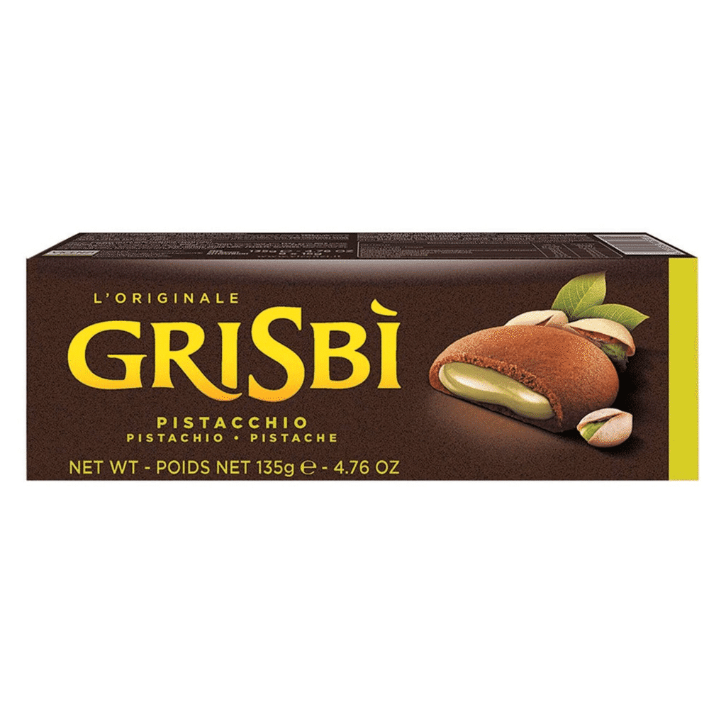 Bolachas Recheadas de Creme de Pistácio Grisbì 135 g