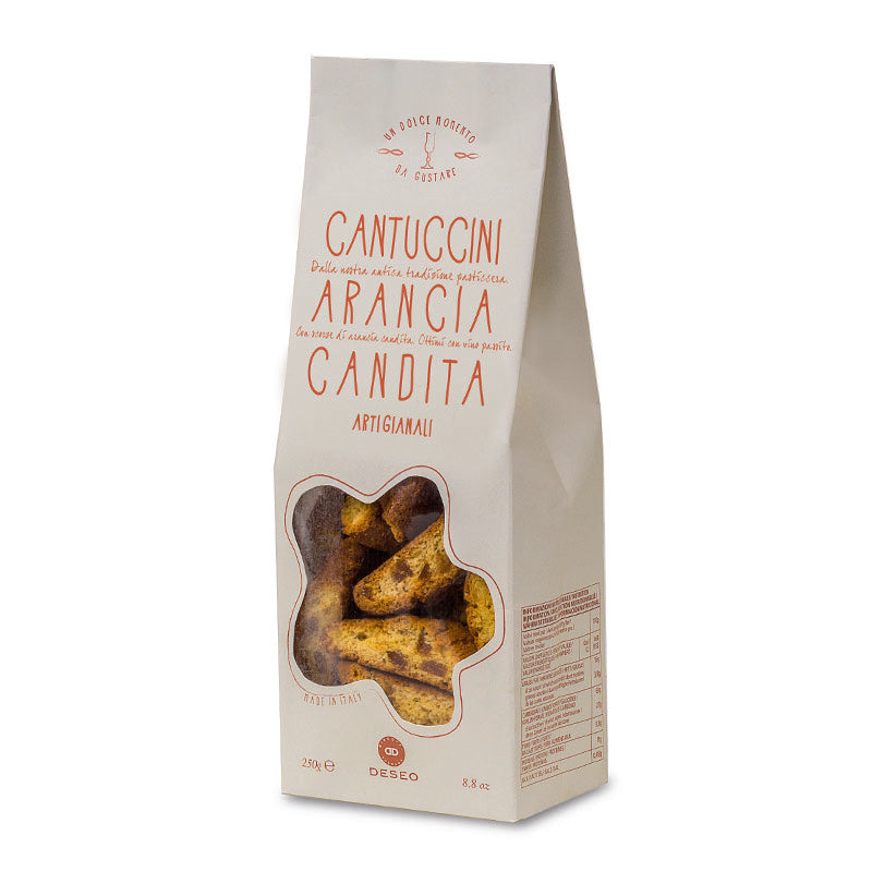 Cantuccini de Laranja Cristalizada Deseo 250 g