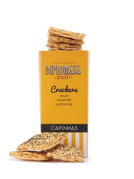 Crackers Capinhas de Papoila Diplomata 125 g