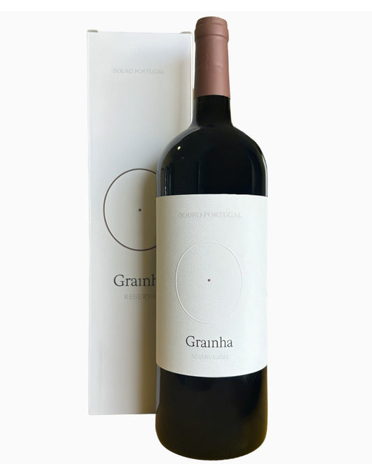 Grainha Magnum de vinho tinto Quinta Nossa Senhora do Carmo em garrafa elegante, destaque na imagem.