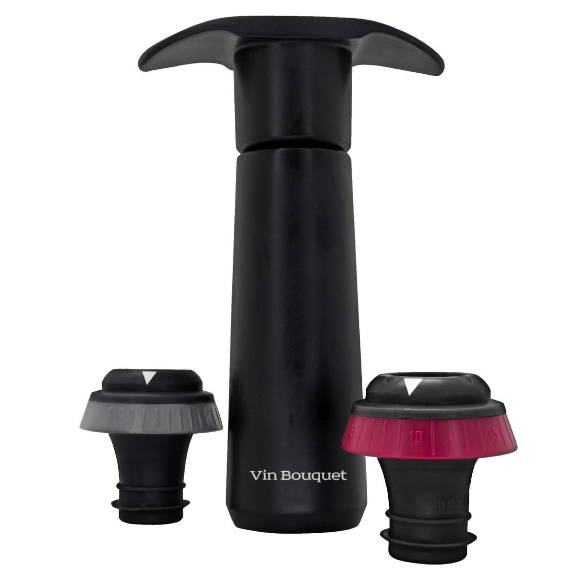 Bomba de Vácuo Vin Bouquet Click com 2 Tampões