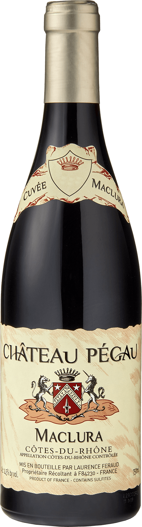 Château Pégau Cuvée Maclura Tinto — garrafa de 0,75 L