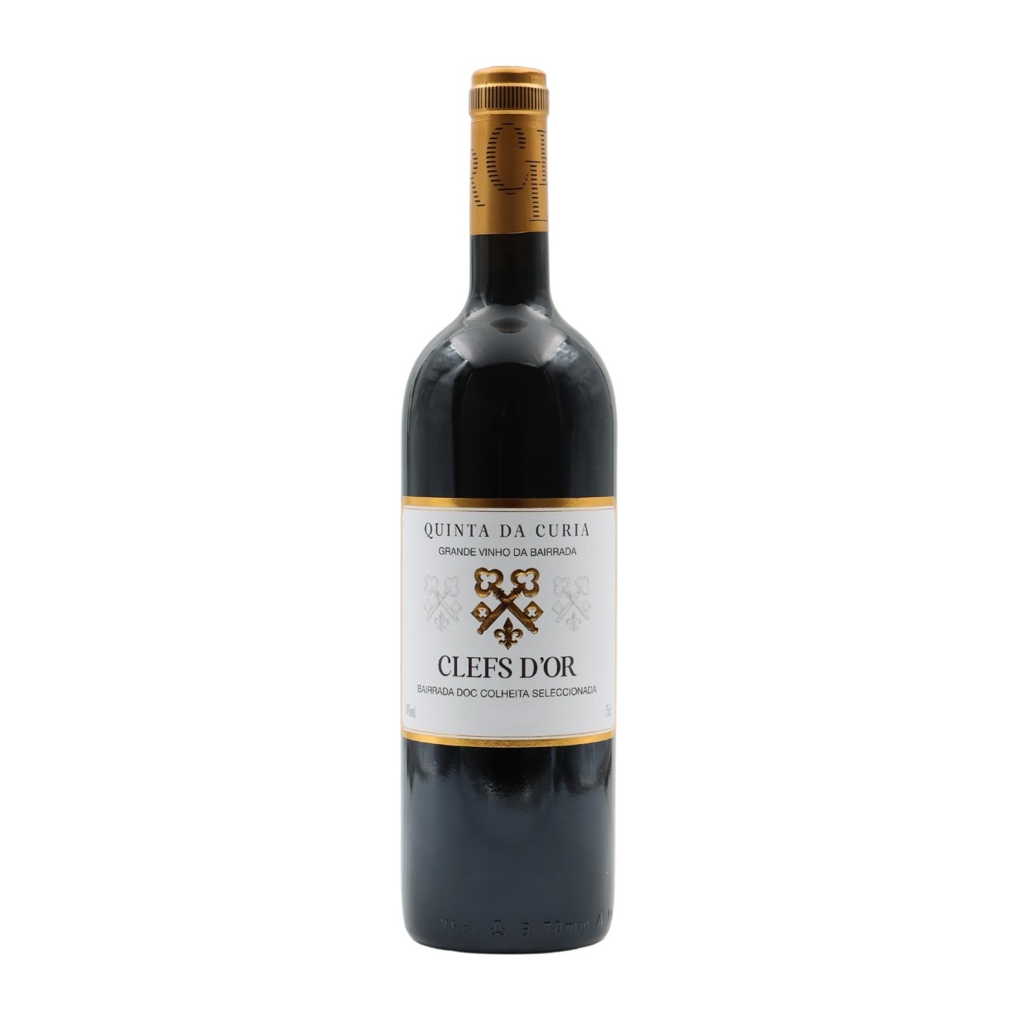 Vinho tinto Quinta da Curia Clefs d'Or 2014 da marca Principal, garrafa de vinho com rótulo detalhado, vista frontal.