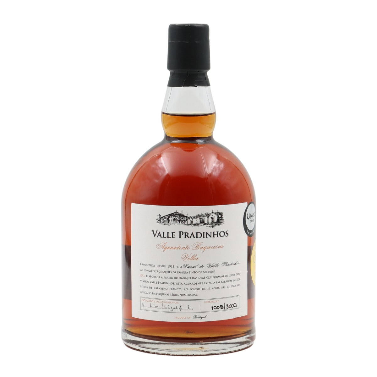 Valle Pradinhos Aguardente Bagaceira Velha 70 cl